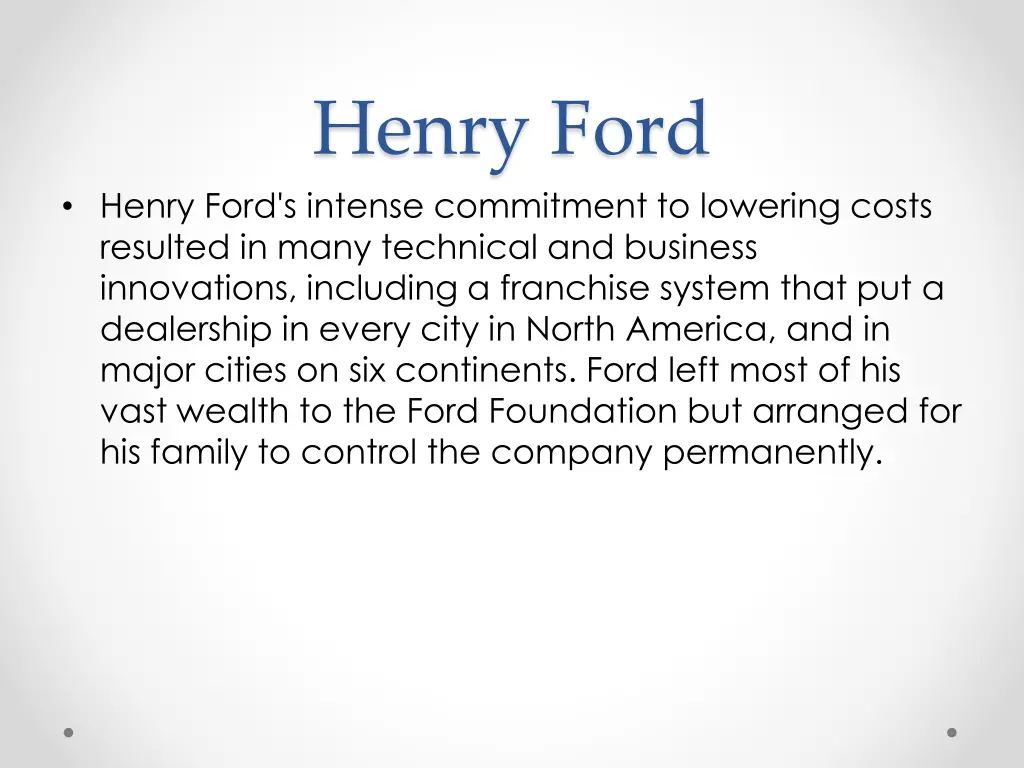 henry ford 2