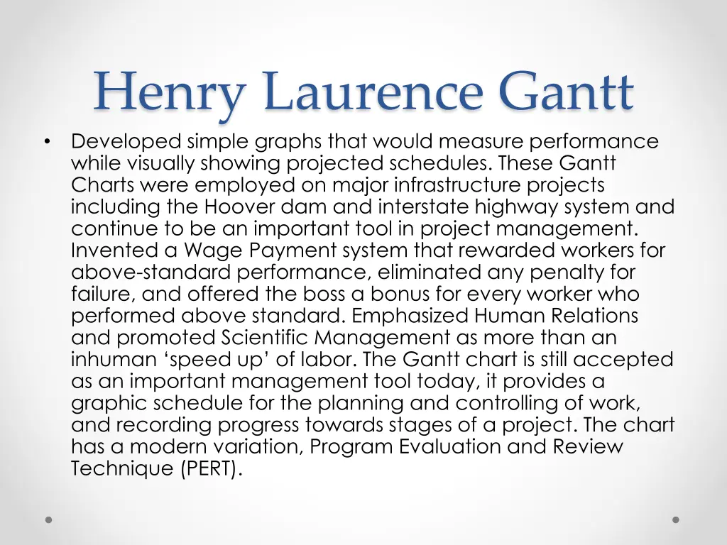 henry laurence gantt developed simple graphs that