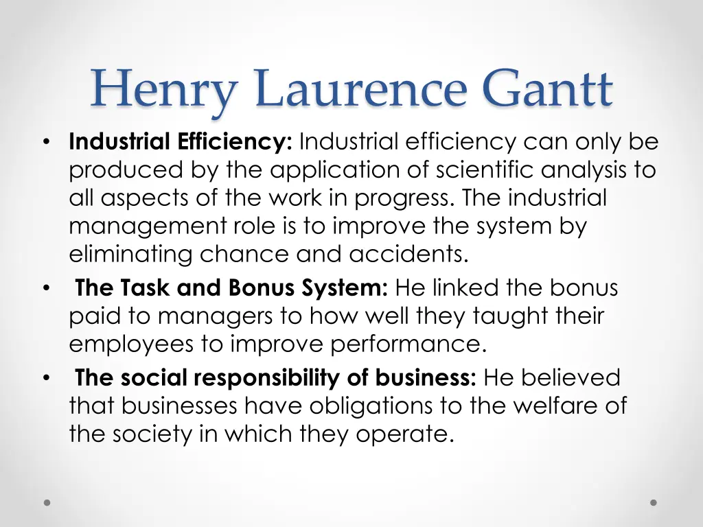 henry laurence gantt industrial efficiency