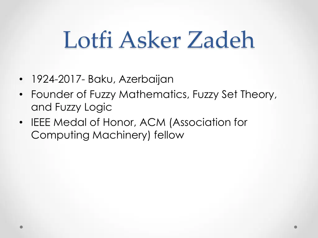 lotfi asker zadeh