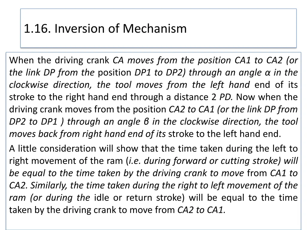 1 16 inversion of mechanism 27