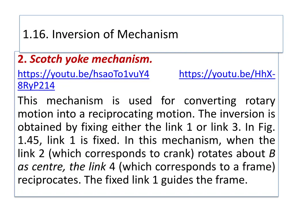 1 16 inversion of mechanism 33