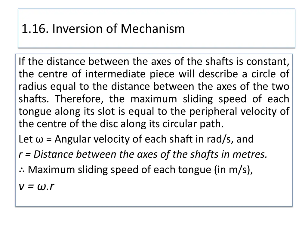 1 16 inversion of mechanism 38