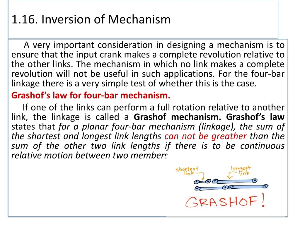 1 16 inversion of mechanism 6