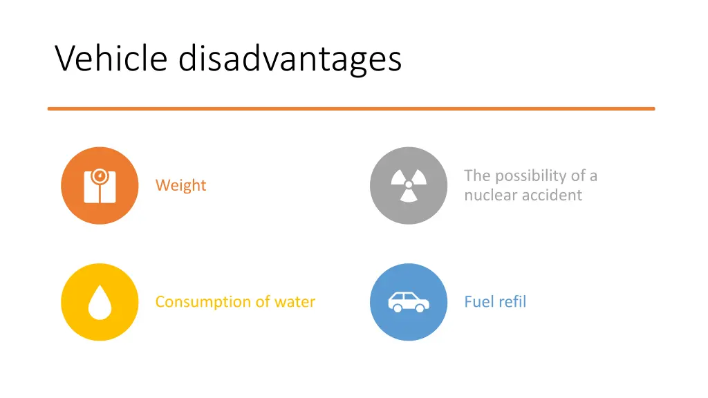 vehicle disadvantages