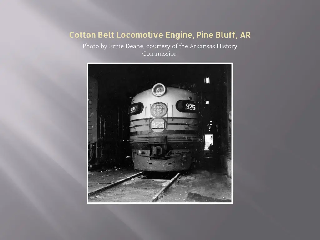 cotton belt locomotive engine pine bluff