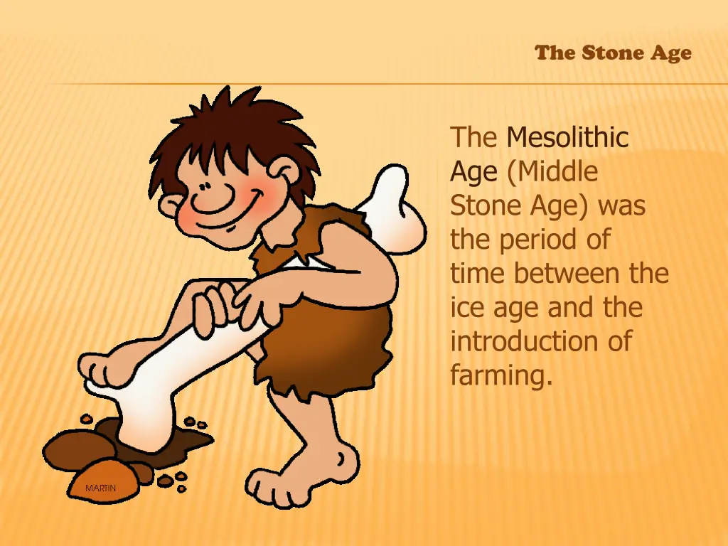 the mesolithic age middle stone