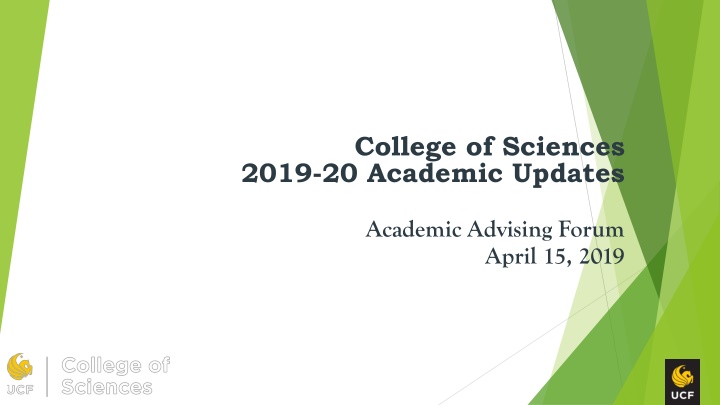 college of sciences 2019 20 academic updates