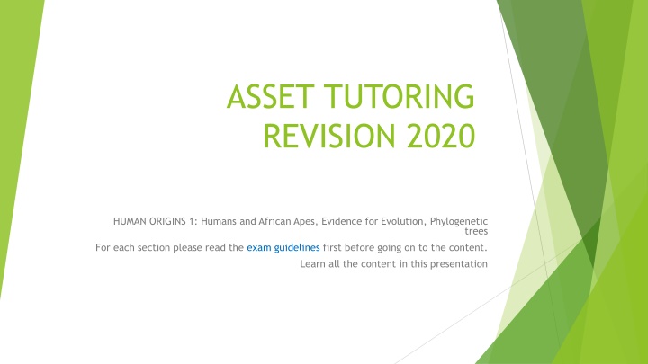 asset tutoring revision 2020