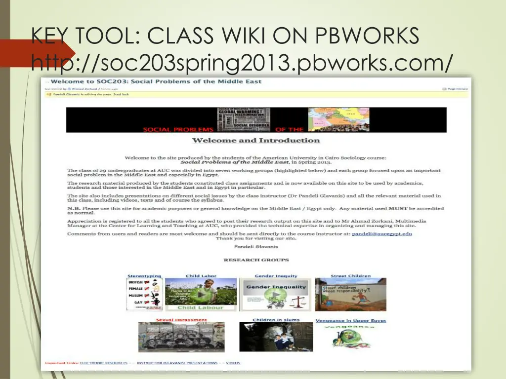 key tool class wiki on pbworks http