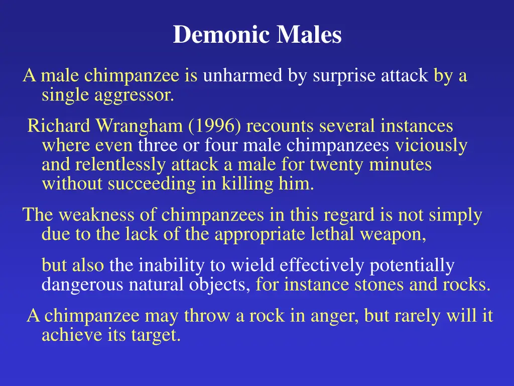 demonic males