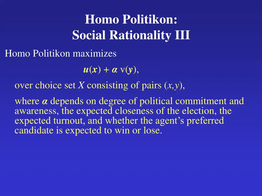 homo politikon social rationality iii 2