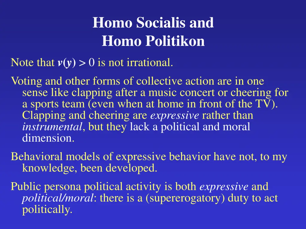 homo socialis and homo politikon