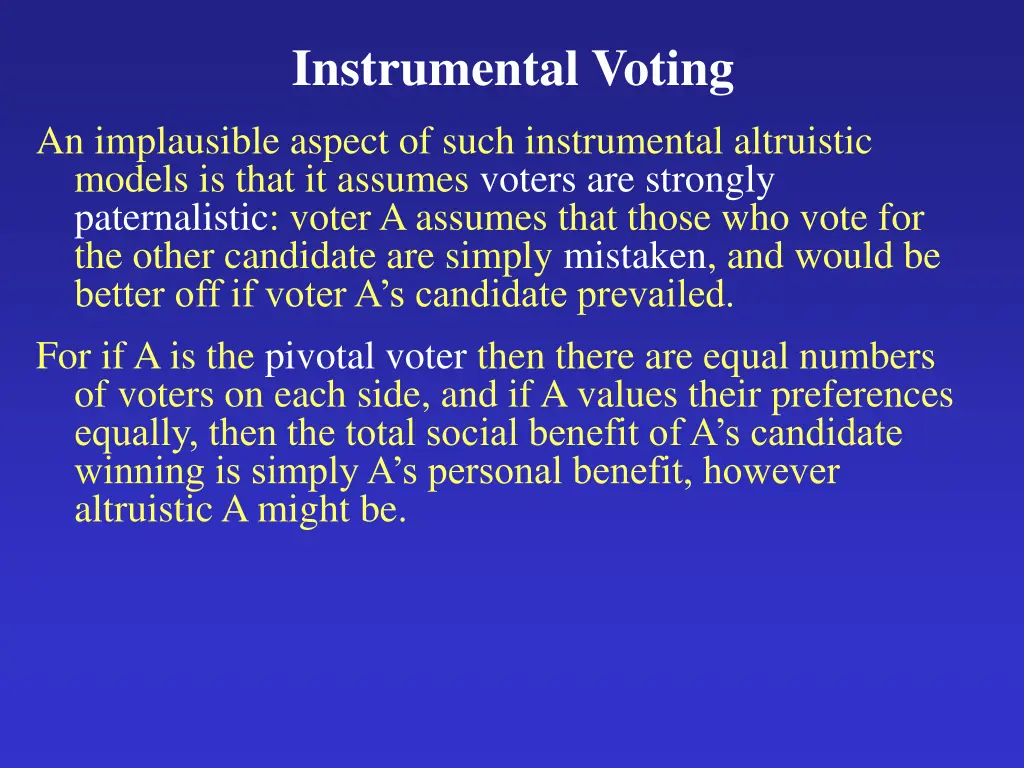 instrumental voting 1