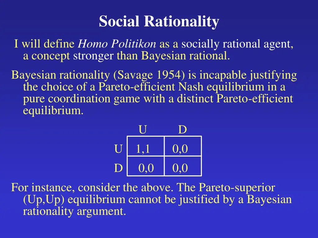 social rationality