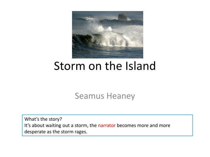 storm on the island