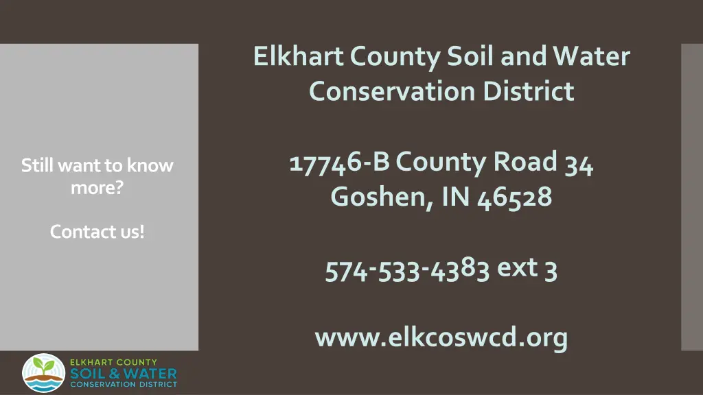 elkhart county soil and water conservation