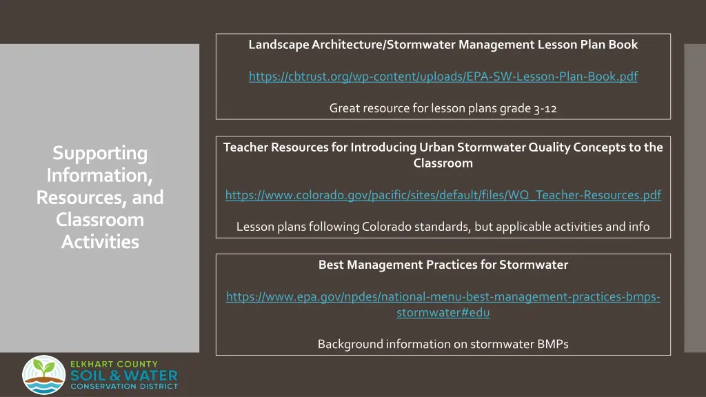 landscape architecture stormwater management