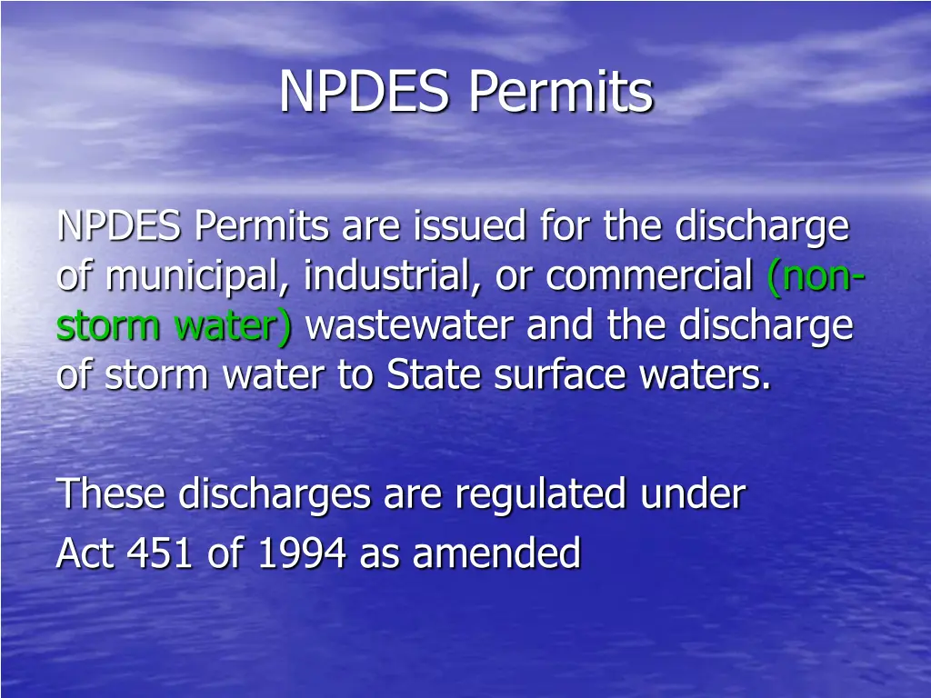 npdes permits