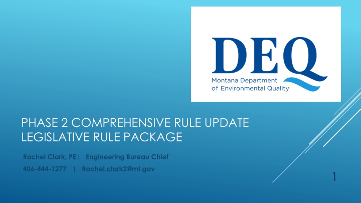 phase 2 comprehensive rule update legislative