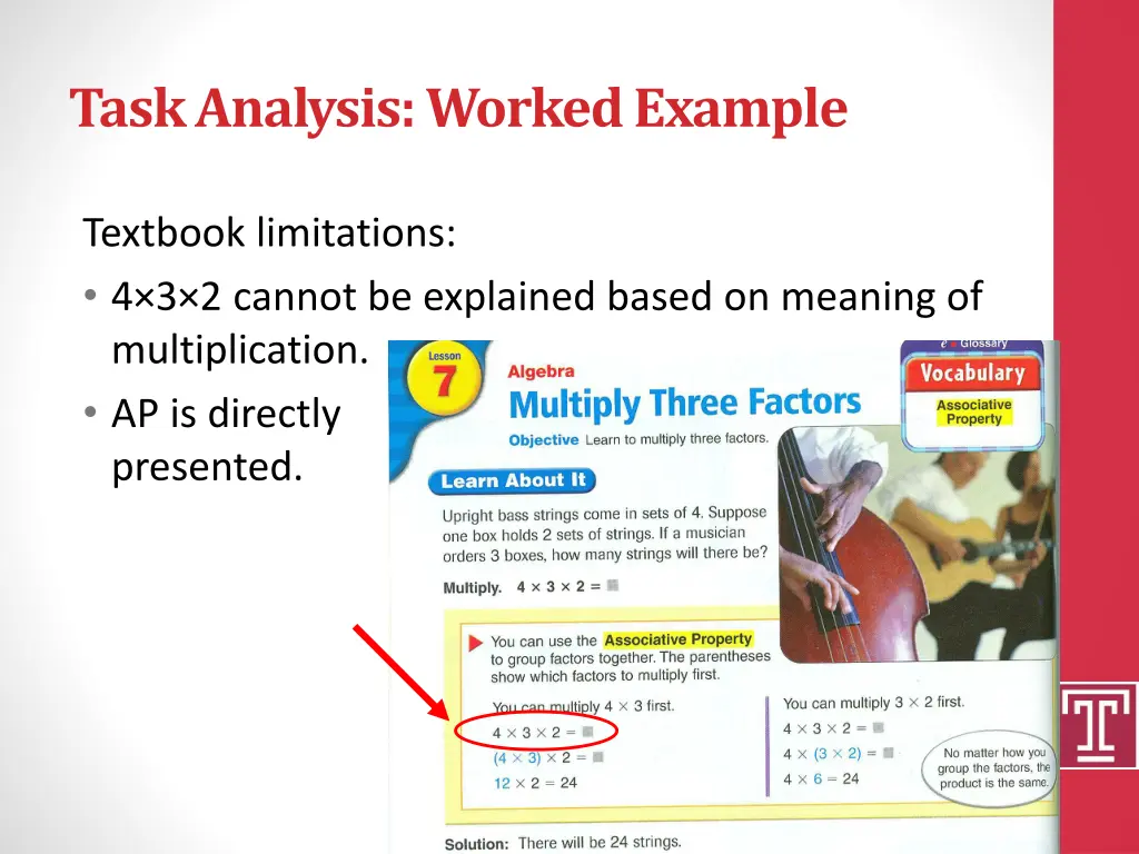 task analysis worked example 1