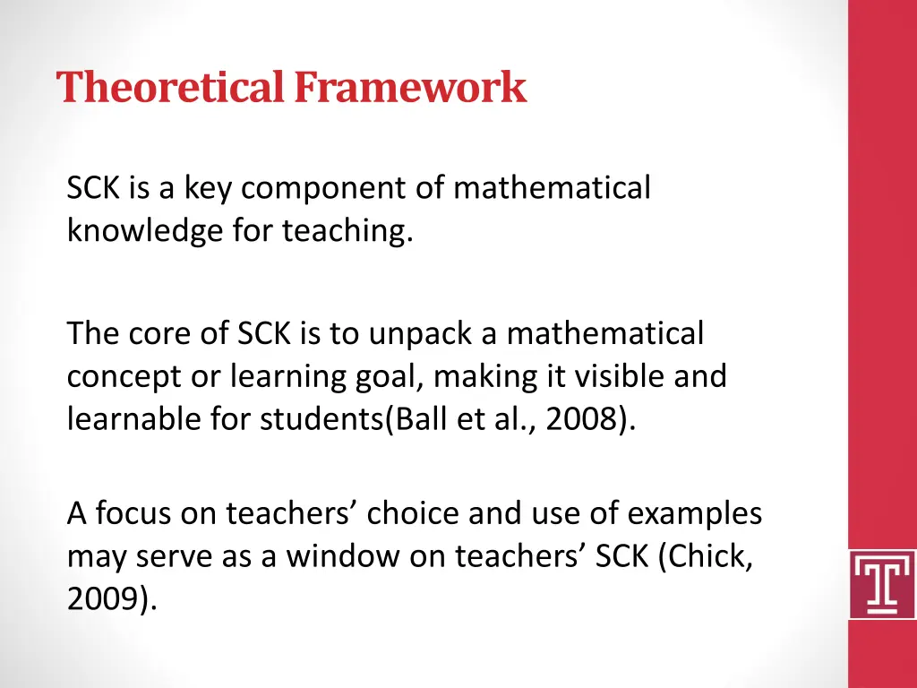 theoretical framework