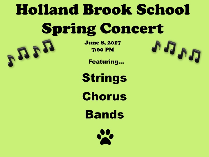 holland brook school spring concert june 8 2017