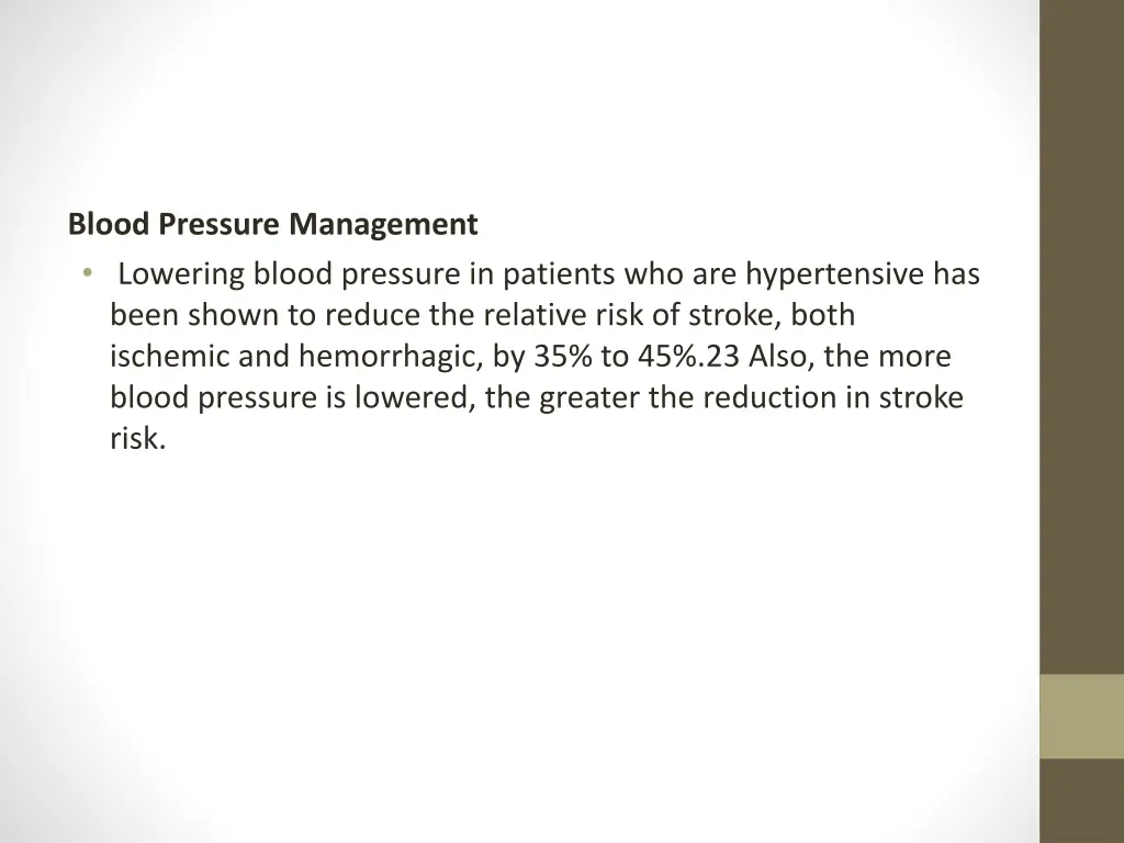 blood pressure management lowering blood pressure