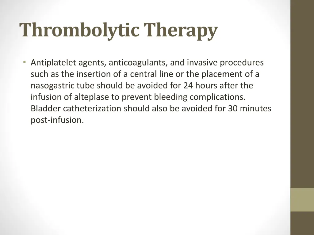 thrombolytic therapy 2