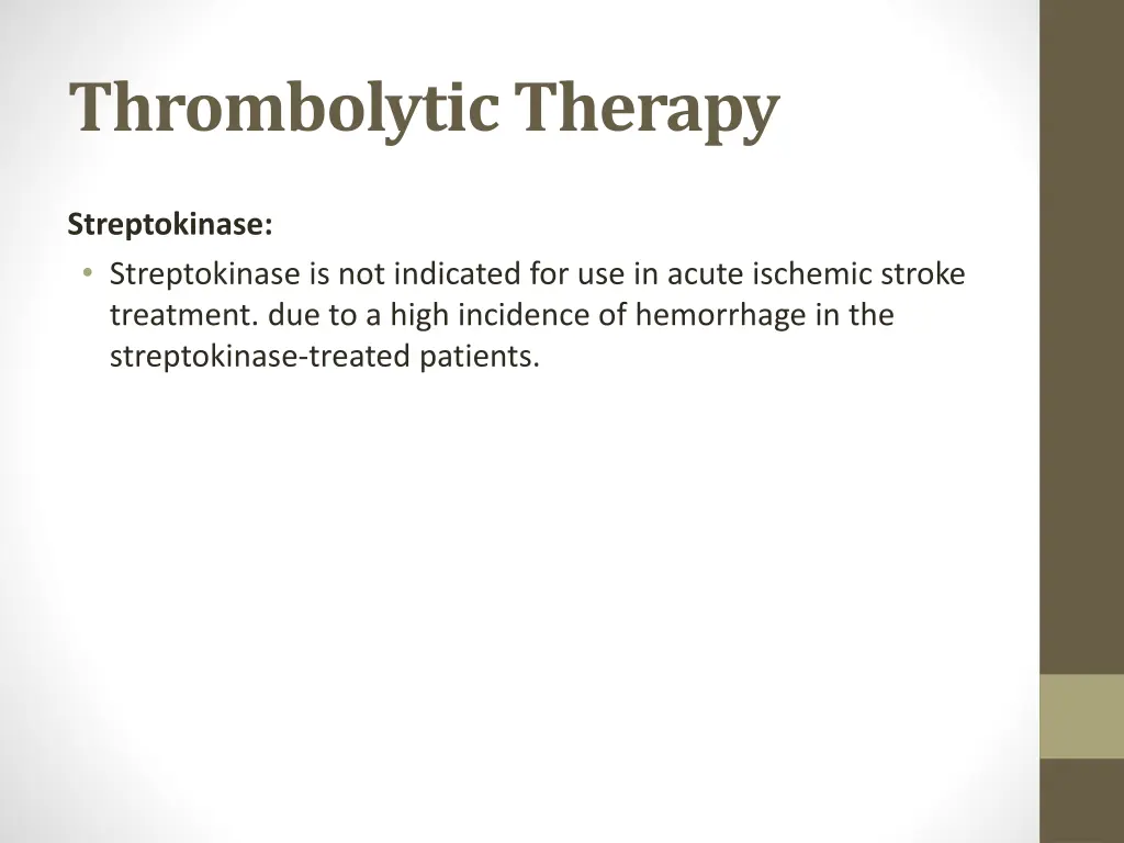 thrombolytic therapy 3