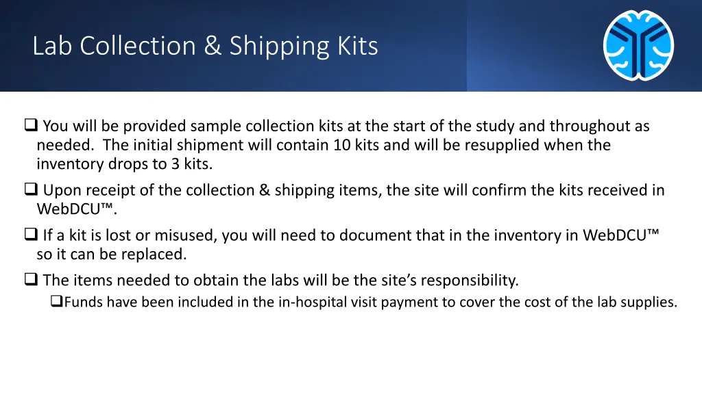 lab collection shipping kits