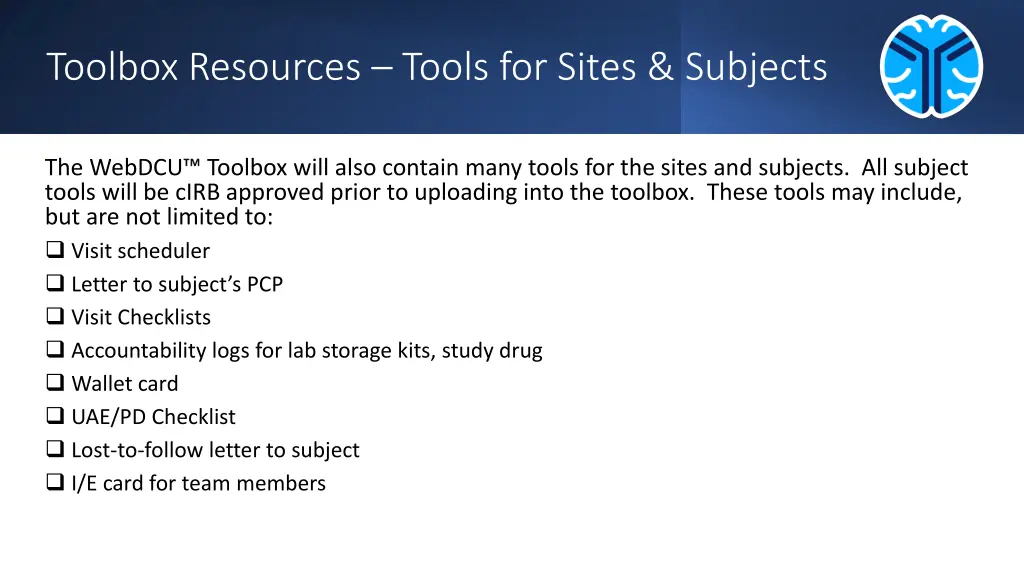 toolbox resources tools for sites subjects