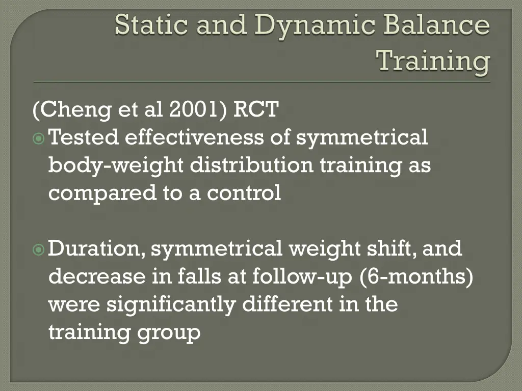 cheng et al 2001 rct tested effectiveness