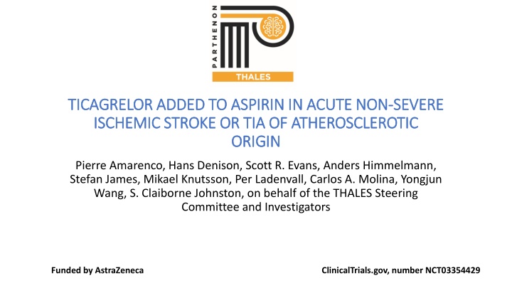 ticagrelor added to aspirin in acute