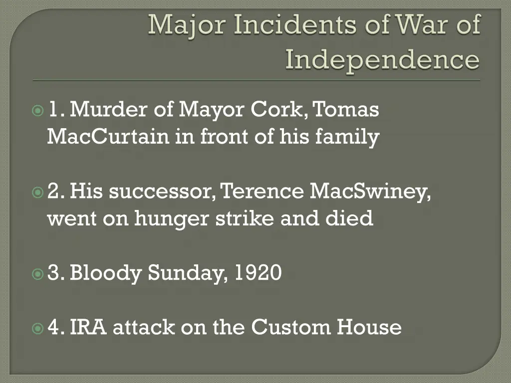 1 murder of mayor cork tomas maccurtain in front