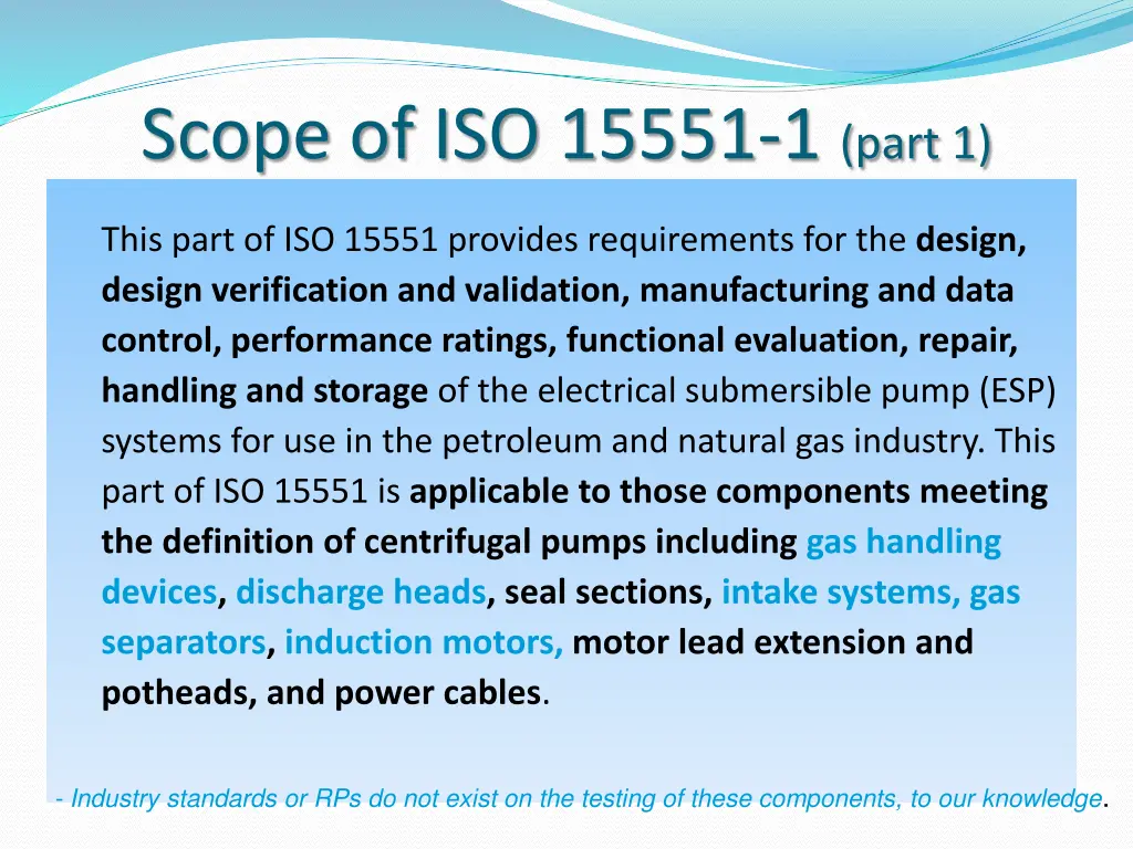 scope of iso 15551 1 part 1