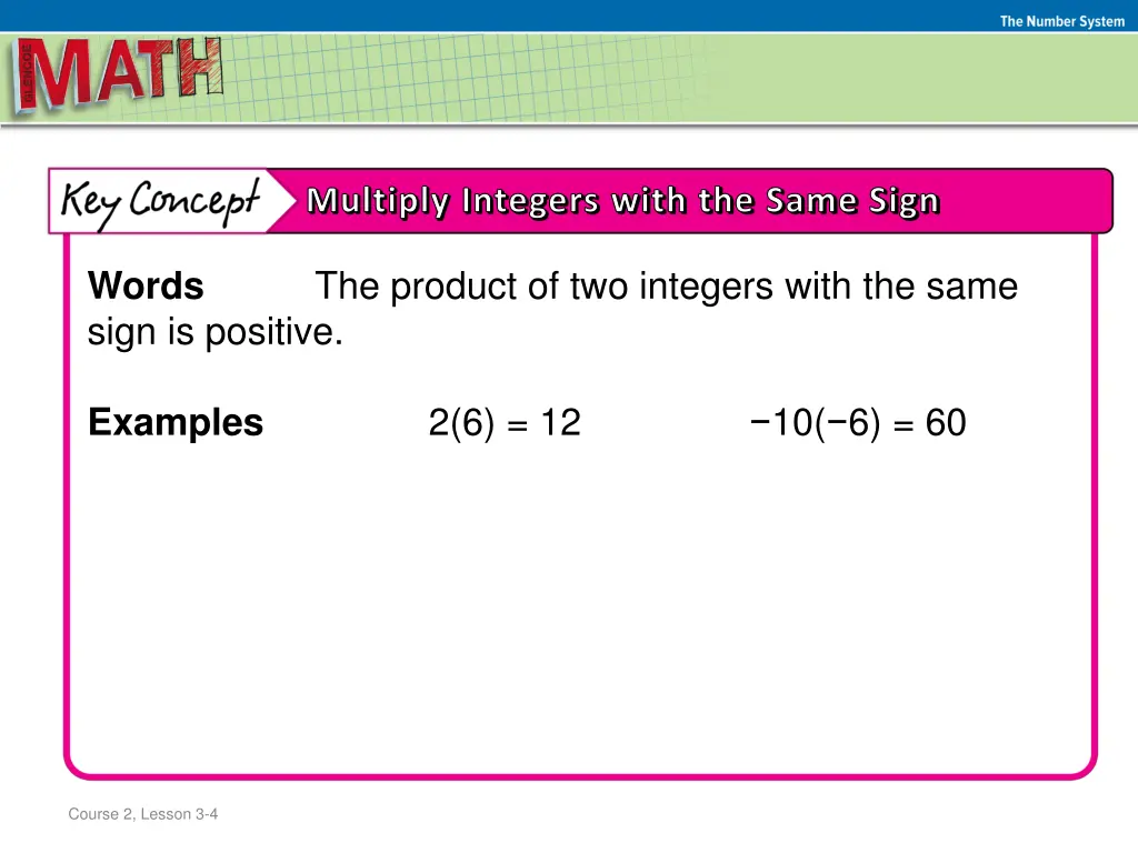 the number system 3