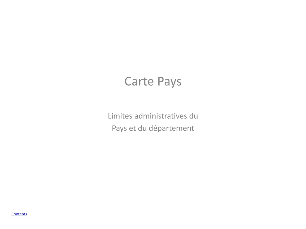 carte pays