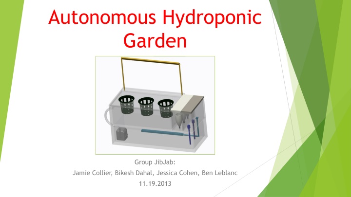 autonomous hydroponic garden