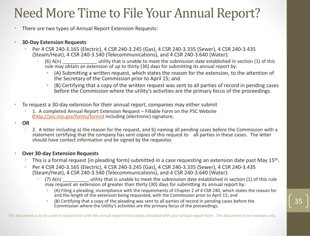 need more time to file your annual report