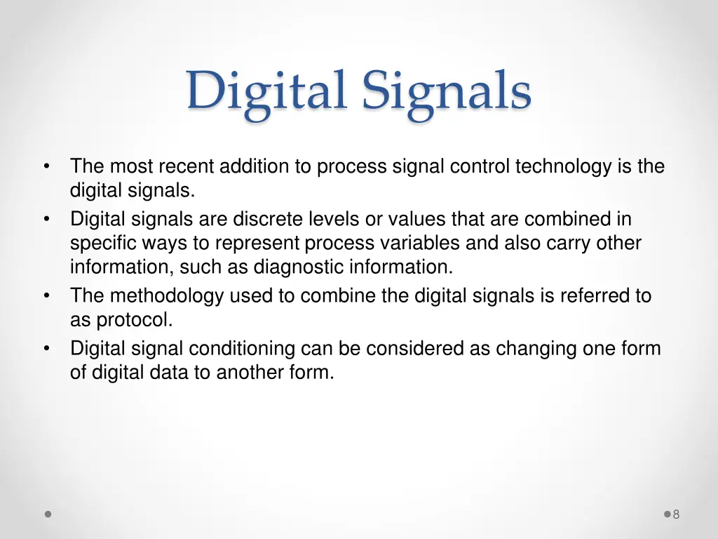 digital signals