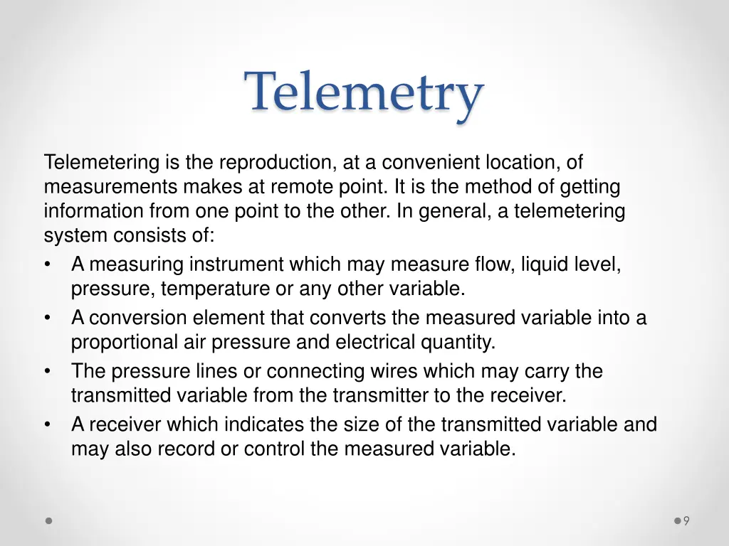 telemetry