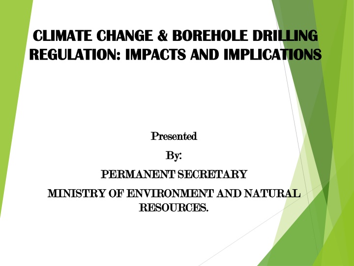 climate change borehole drilling climate change