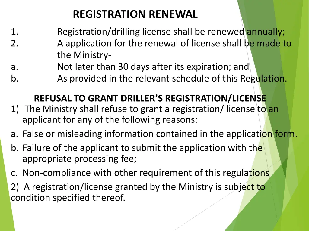 registration renewal