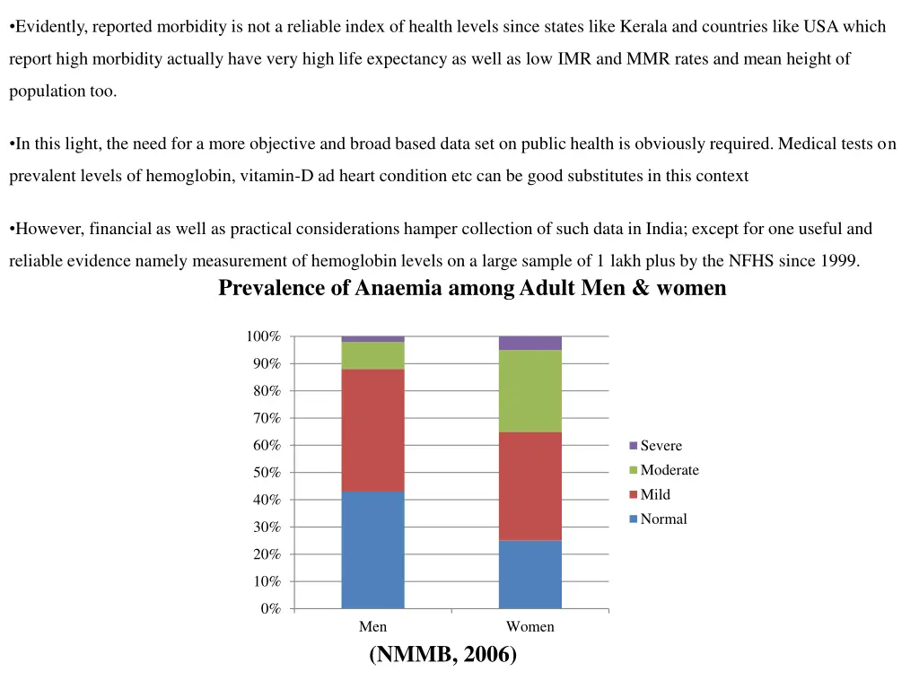 evidently reported morbidity is not a reliable