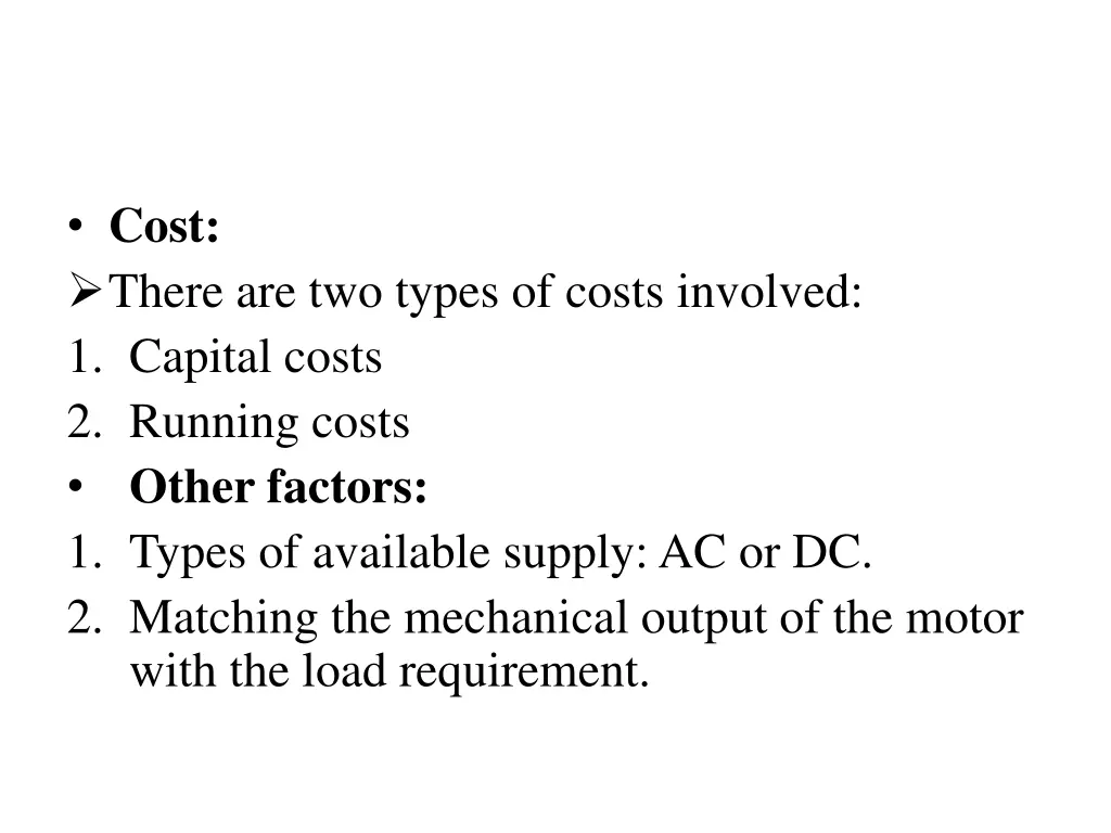 cost there are two types of costs involved