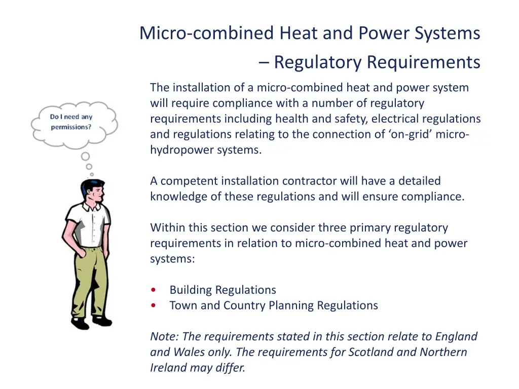 micro combined heat and power systems regulatory