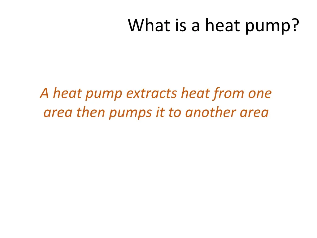 what is a heat pump