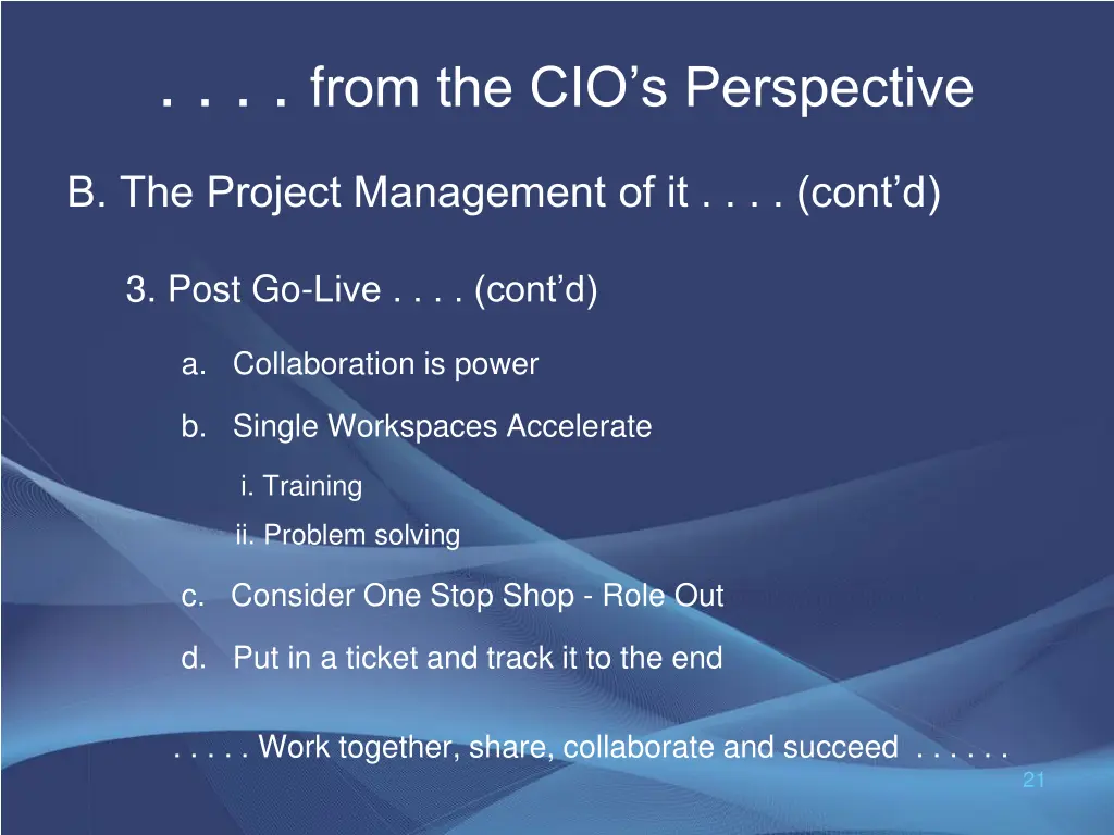 f rom the cio s perspective 10