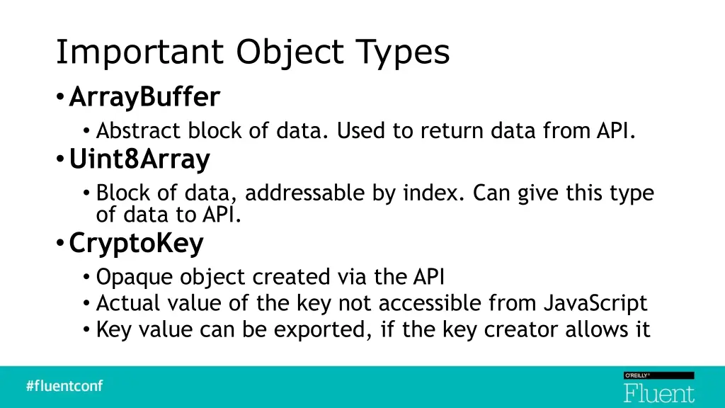 important object types arraybuffer abstract block